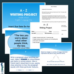 Middle School A-Z Writing Project 