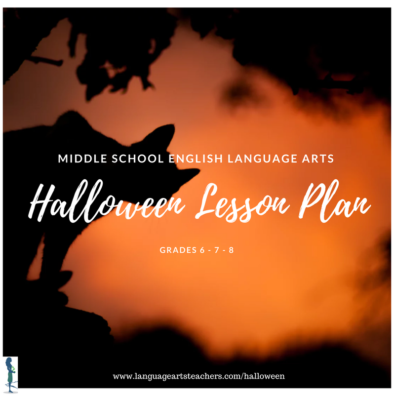 Middle School ELA Halloween Lesson Plan