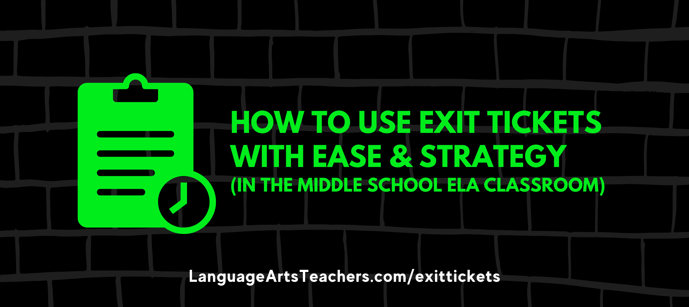 How to Use Exit Tickets with Ease and Strategy