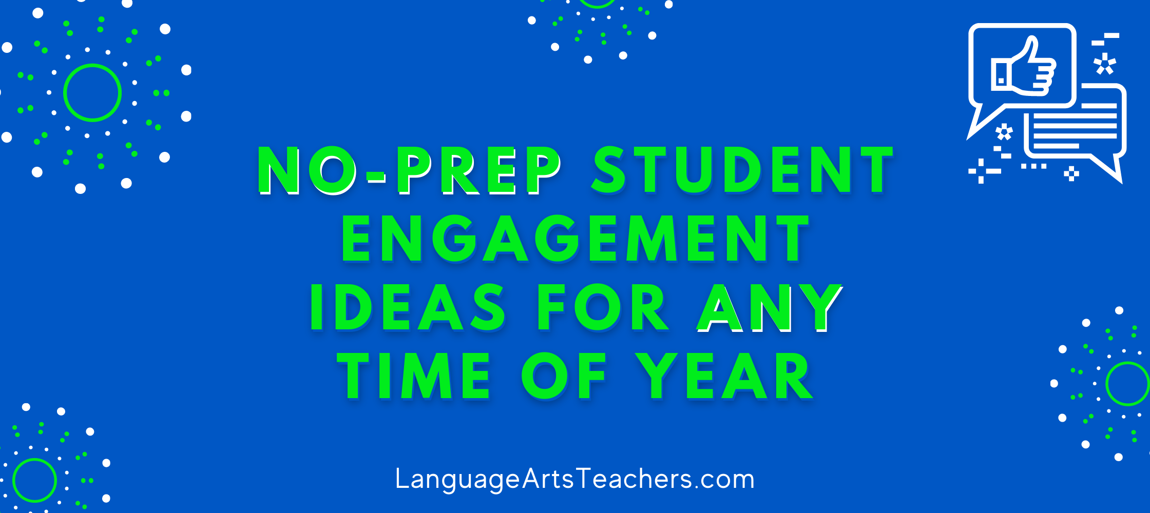 No-Prep Student Engagement Ideas for Any Time of Year